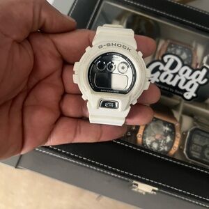 G-Shock White and Black Digital Smartwatch